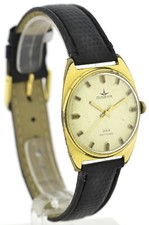 Dugena 444 vergoldete Vintage Herren- Armbanduhr Handaufzug PUW 360 D.B.G.M.