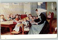 10612649 - Die Krippe sign. Albert Anker Bahnpost 3305 Pro Juventute Schweiz