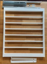 Ikea KOMPLEMENT Hosenaufhängung ausziehbar, weiß, 75x58 cm