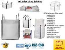 BIG BAG Schürze ASBEST Sack Entsorgung Bags Schüttgutbehälter 500kg bis 1500kg