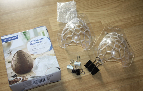 Schokoladen gussform osterei - -,