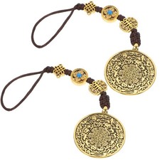  2 Pcs Feng Shui Münzkette