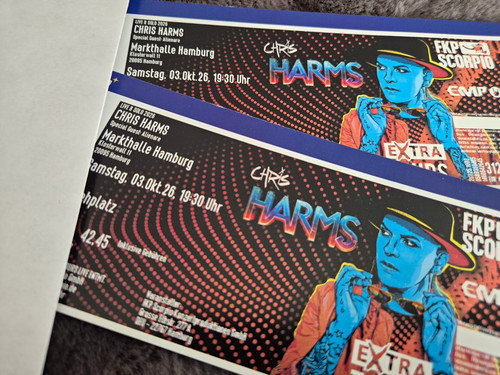 Chris harms tickets - chris, hamburg