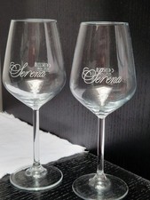 2 Stück Serena Weingläser Glas 0,1 l Stielglas Wein Gläser Set
