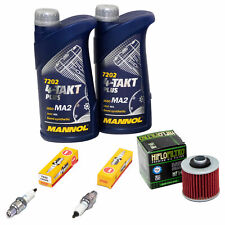 Inspektion Paket Öl 2L  für Yamaha XV 250 Virago 250 1989-00 Ölfilter Zündkerzen