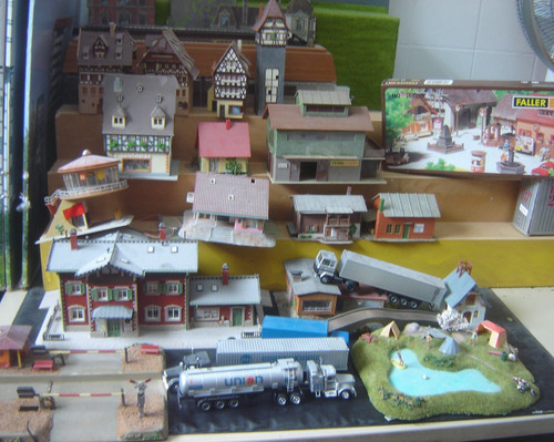 Gebaute häuser bahnhof - ho, ,bahnhof