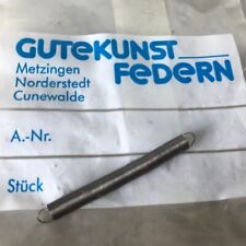 Zugfeder Federstahl DIN 2097 Federstahldraht (+)Draht 0,25 Ø 5 L51,5 mm