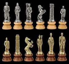 Metall Schachfiguren Set -