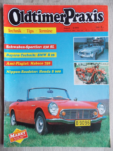 Oldtimer praxis august 1991 - praxis,