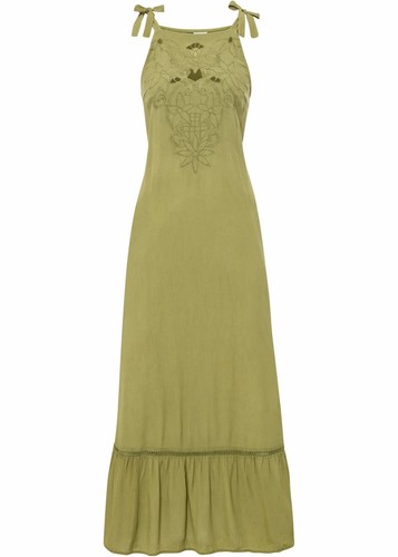 Maxikleid mit stickerei 36 - stickerei,