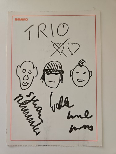 Trio autogrammkarte bravo - -,