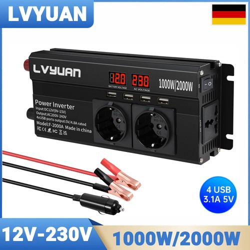 1000w 2000w wechselrichter - wechselrichter, dc