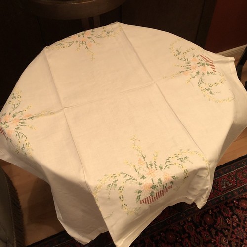 Tischdecke kreuzstich - tischdecke,