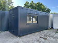 Bürocontainer Wohncontainer mit WC Dusche Küche 20 Fuß 6,00 x 2,44 m