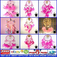 TRAUMFÄNGER MÄDCHEN JUNGEN TRAUMFÄNGER PINK NYLON VIELE STILE KLEIN MITTEL GROSS