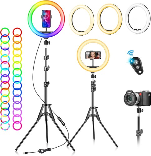 Led ringlicht mit stativ handy - led,