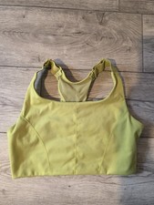 H&M S Sport-BH Bustier Gelb  Neon