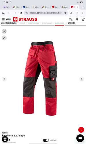 Strauss bundhose s image - e., e.s.image