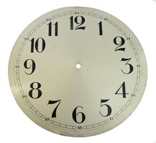 Großes altes Uhren Zifferblatt f Uhrwerk Uhrmacher Wanduhr Standuhr clock dial