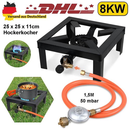 8kw gaskocher hockerkocher - gaskocher, gas