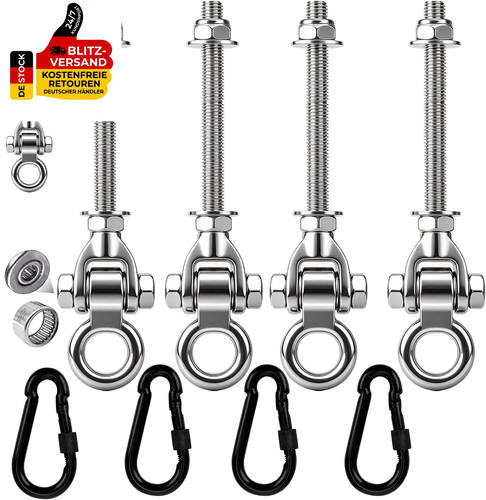 4er schaukelhaken m10 297mm - schaukelhaken,