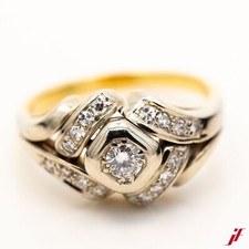 Ring 585 14k gelbgold - ring,