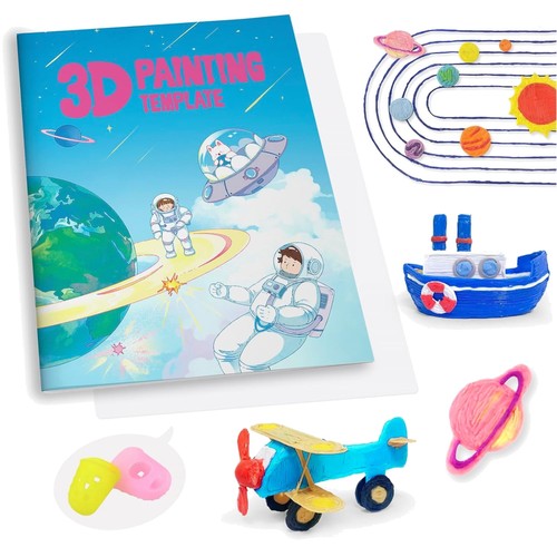 Malbuch zeichenbuch - 3d,