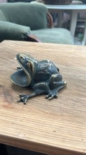 Walter Bosse Bronze Frosch Aschenbecher frog ashtray Bronce Figur