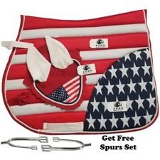 USA amerikanische Flagge Pferd