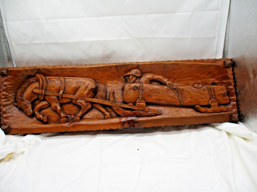 Geschnitzt holz wandbild - holz,