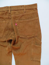 Levi's 502 Taper Cord Jeans W 33 /L 32 Braune Workpant Cordhose Zollstocktasche!