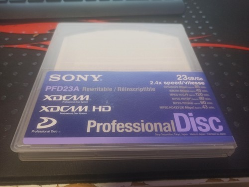 Sony pfd23a 23gb xdcam - sony, xdcam/hd