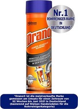 Drano (Mr Muscle) Extra Stark, Power-Granulat Rohrfrei Abflussreiniger, entfernt