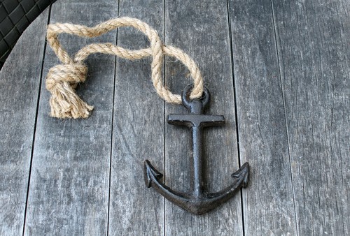 Deko anker tau maritim - anker,