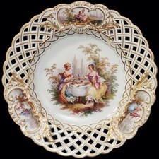 Meissen seltener zierteller - seltener,