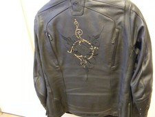 Damen-Motorrad Lederjacke Held schwarz, Gr. 44, super Zustand