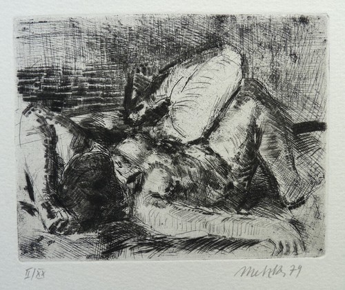 Harald metzkes liegender - harald, "liegender