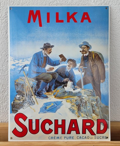 Emailschild milka suchard - emailschild, "suchard