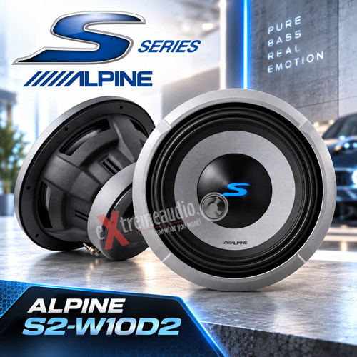 Alpine w10d2 subwoofer - subwoofer, 25cm