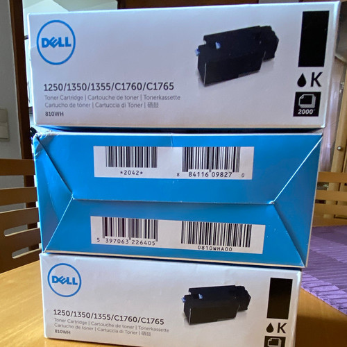 Dell original laser toner - dell,