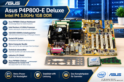 Asus p4p800 deluxe intel - p4p800-e, +