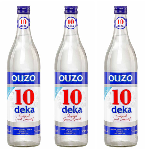 Ouzo 0 7l - deka), 3x