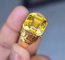 Natürlich Gelbe Saphir 925