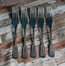 5 Gabeln WMF Augsburger Faden Cromargan 19,5 cm