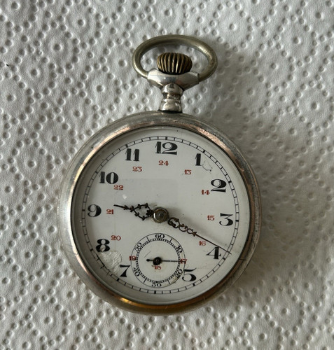 Taschenuhr mechan handaufzug - mechan.,