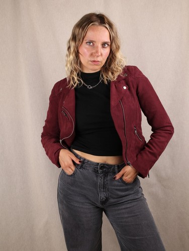 Kurze biker jacke aus - h&m,