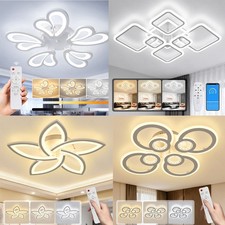 LED Design Deckenleuchte Wohnzimmer Dimmbar Fernbedienung modern bad Deckenlampe