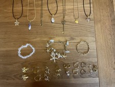 Schmuck Konvolut:Goldfarben 20