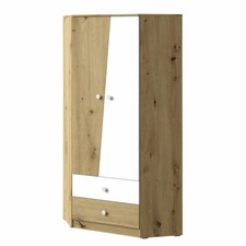 Eckkleiderschrank aus Jugendzimmer Kollektion Bezabi B02 Garderobenschrank Türen