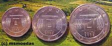 Malta 1+2+5 Euro Cent Münzen